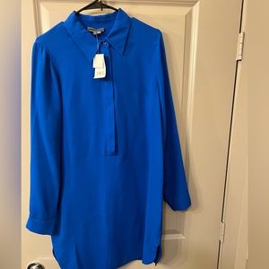 NWT Vince Cobalt Blue Shirt Dress